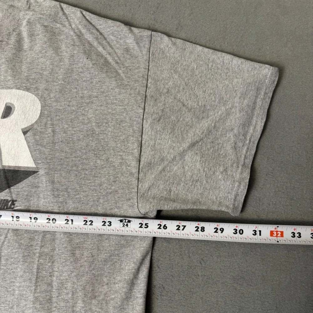 Vintage Nike Air Graphic T-Shirt Mens XXL Grey Short Sleeve Cotton Blend‎ Tee